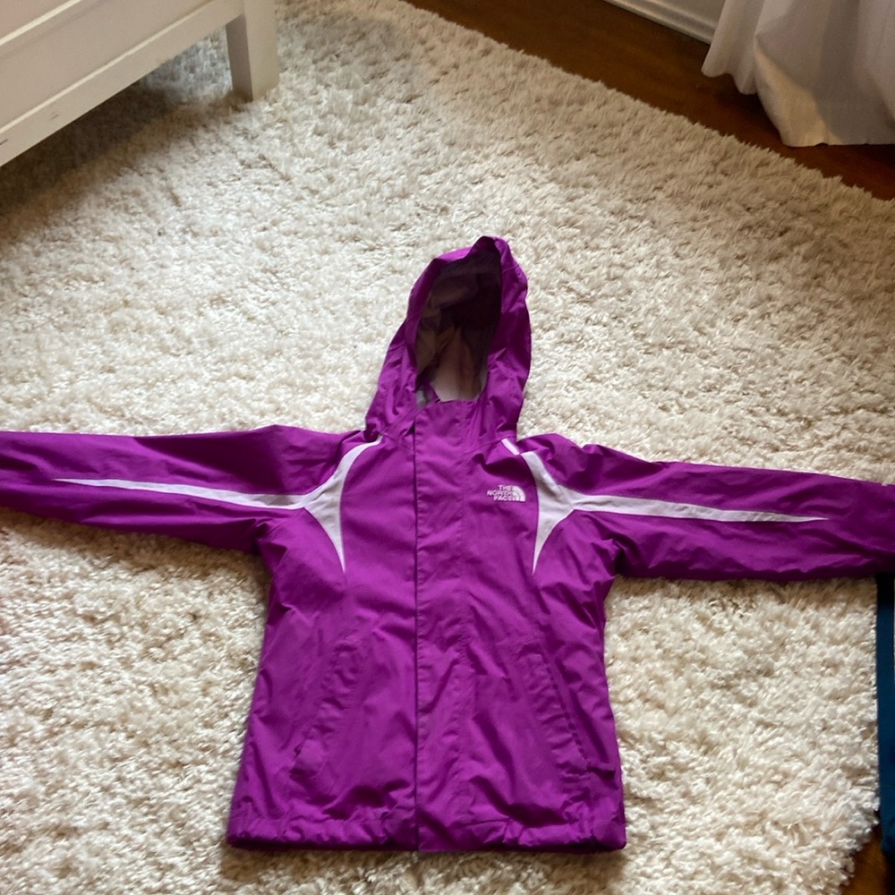 North Face girls size small, purples coat